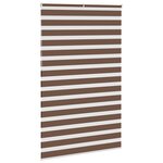 vidaXL Store zèbre marron 145x230cm largeur du tissu 140 9cm polyester