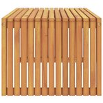 vidaXL Table d'appoint Huile Naturelle 90 x 45 x 35 cm