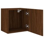 vidaXL Meuble TV mural chêne marron 40 5x30x40 cm bois d'ingénierie