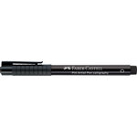 Feutre encre de chine PITT artist pen Pointe Calligraphie 2 5 mm Noir FABER-CASTELL