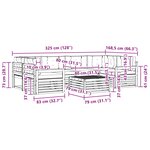 vidaXL Ensemble de canapés d'extérieur 7 pc Blanc et crème Polyester