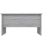 vidaXL Table basse sonoma gris 80x50x42 5 cm bois d'ingénierie