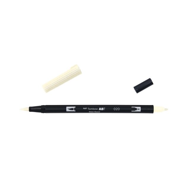 Feutre à dessin Double Pointe ABT Dual Brush Pen 020 pêche x 6 TOMBOW