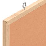 vidaXL Tableau en liège avec cadre en bois de pin massif 60 x 55 cm