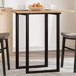 vidaXL Dessus de table carré 70x70x2 cm bois massif d'acacia