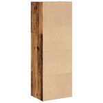 vidaXL Bibliothèque vieux bois 40x30x114 cm bois d'ingénierie