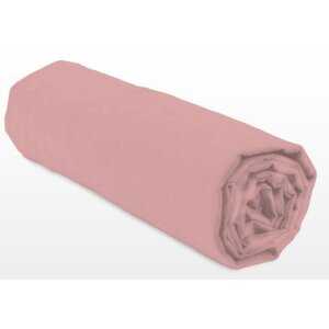 Drap-housse 180 x 200+25 cm - Rose