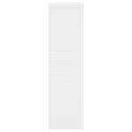 vidaXL Supports pour plantes 2 Pièces blanc 17x17x60 cm bois d'ingénierie