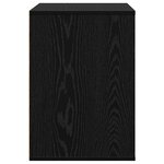 vidaXL Armoire à tiroirs Noir 60 x 41 x 58 cm Bois d'ingénierie