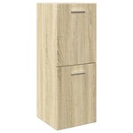 vidaXL Ensemble de meubles de salle de bain 5 Pièces chêne sonoma