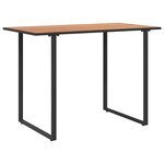 Ensemble de salle à manger de jardin 3 pièces avec coussins taupe