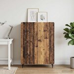 vidaXL Buffet Bois ancien 66 x 34 5 x 92 cm Bois d'ingénierie