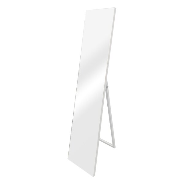 Miroir sur pied psyché inclinable 150 x 35 cm blanc 03_0007968