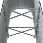 vidaXL Lit surélevé de jardin Acier galvanisé Anthracite