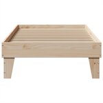 vidaXL Cadre de lit sans matelas 90x190 cm bois de pin massif