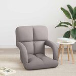 vidaXL Chaise de sol réglable avec accoudoir