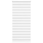 vidaXL Store zèbre blanc 110x230 cm largeur du tissu 105 9cm polyester