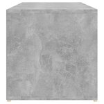 vidaXL Banc à chaussures Gris béton 105x35x35 cm Aggloméré