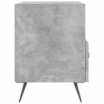 vidaXL Tables de chevet 2Pièces gris béton 40x35x47 5cm bois d’ingénierie