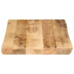 vidaXL Dessus de table bord vivant 70x40x2 5 cm bois de manguier brut