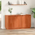 vidaXL Buffet Marron 111 x 34 x 60 cm Bois de pin massif