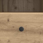 vidaXL Meuble TV Chêne artisanal 102 x 34 5 x 50 cm Bois d'ingénierie