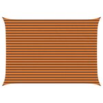 vidaXL Voile d'ombre Orange et marron 3 5 x 5 m 100   polyester Oxford