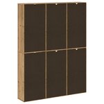 vidaXL Armoires latérales 6 Pièces ODDA 40x24x79 cm bois massif pin