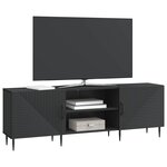 vidaXL Meuble TV Noir 150 x 31 x 50 cm Bois d'ingénierie