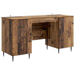 vidaXL Bureau Bois ancien 142 5 x 50 x 75 cm Bois d'ingénierie