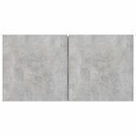 vidaXL Meubles TV suspendus 3 Pièces Gris béton 60x30x30 cm