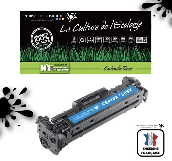 305X / CE410X - CYAN  - Grande capacité
