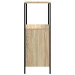 vidaXL Meuble de salle de bain avec étagères chêne sonoma 36x35x95 cm