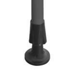 vidaXL Auvent manuel rétractable avec LED 150 cm Orange et marron