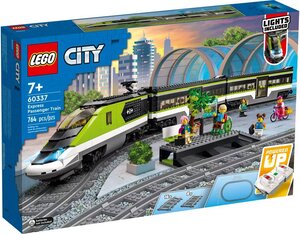 LEGO City - Train de Voyageurs Express - Set 60337 avec Locomotive à Télécommande