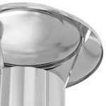 vidaXL Extension de Conduit Argent 25 x 25 x 82 cm Acier inoxydable