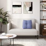vidaXL Coussin de Dos Bleu denim 45 x 24 x 50 cm tissu