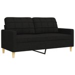vidaXL Ensemble de canapés 4 Pièces repose-pied et coussins décoratifs