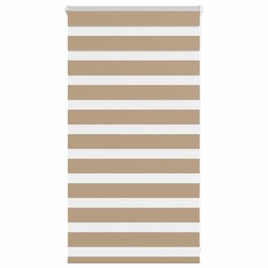 vidaXL Store zèbre marron sable largeur du tissu 70 9 cm polyester