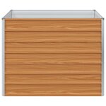 vidaXL Jardinière surélevée Marron Clair 100 x 100 x 77 cm