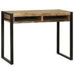 vidaXL Coiffeuse Marron 100 x 50 x 75 cm Bois de manguier massif