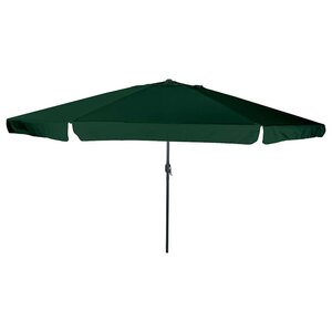 vidaXL Parasol de jardin Vert 395 x 395 x 245 cm Polyester et Acier