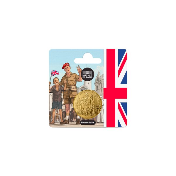 80 ans du V-E DAY Monnaie de 1/4€ - Soldat Britannique