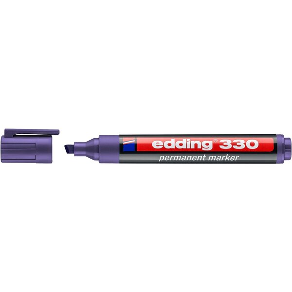 Marqueur Permanent 330 Violet Pointe Biseautée 1-5 mm EDDING