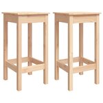 vidaXL Ensemble de bar de jardin 3 Pièces bois de pin massif