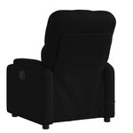vidaXL Fauteuil de massage inclinable noir tissu