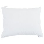 vidaXL Oreillers 2 Pièces Blanc 50 x 70 cm 130gsm 100  coton
