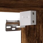 vidaXL Ensemble de meubles de salle de bain 3 Pièces Chêne fumé