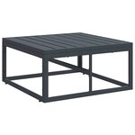 vidaXL Mobilier de jardin Anthracite Acier