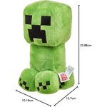 Mattel HBN40 - Minecraft - Peluche Creeper 20 cm